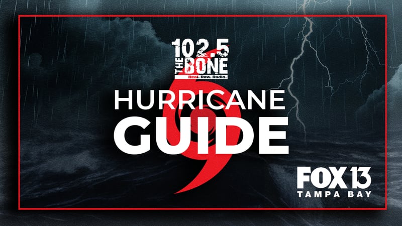 WHPT 102.5 The Bone Fox13 Hurricane Guide