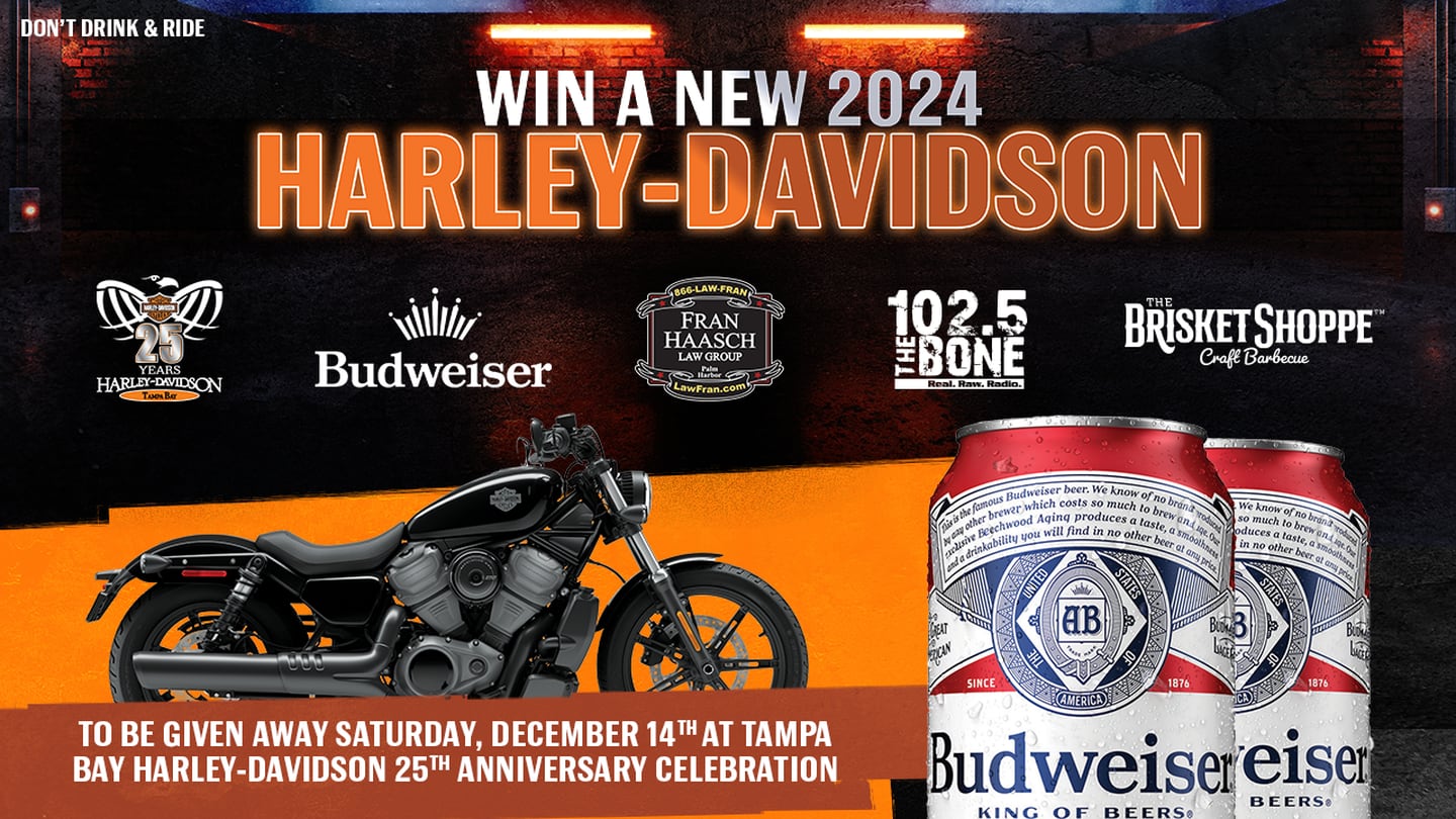 Tampa Bay Harley Davidson and Budweiser Giveaway!