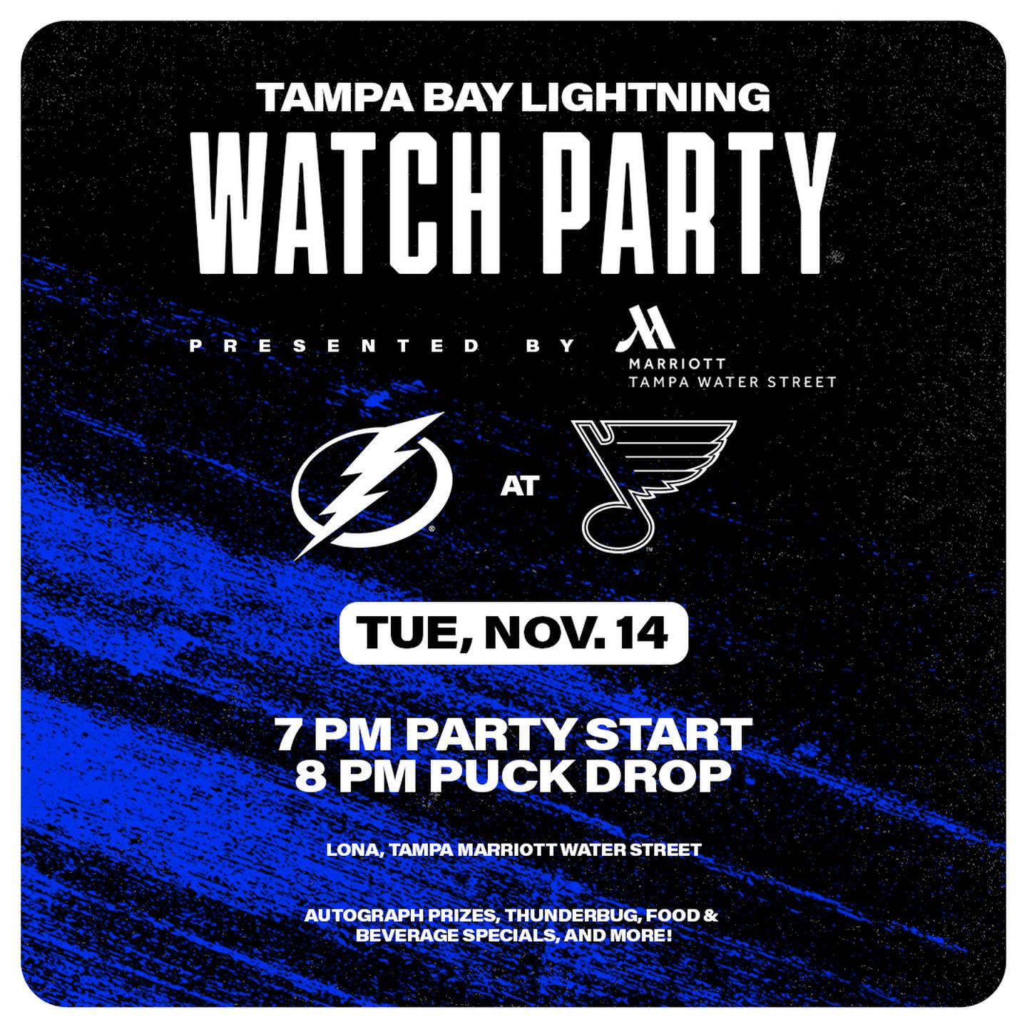 Tampa Bay Lightning vs. St. Louis Blues Watch Party