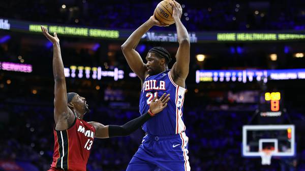 NBA play-in: 76ers overcome sluggish 1st half, rally past Heat to set up first-round matchup with Knicks