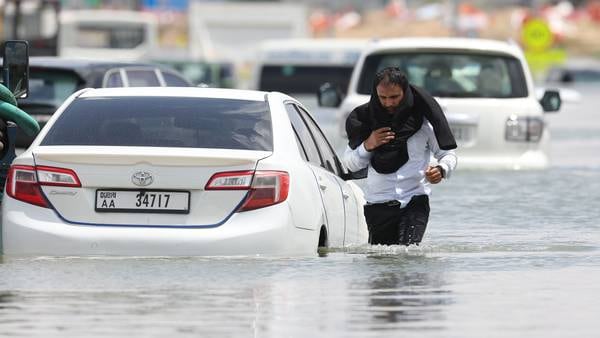 Dubai flooding: Dramatic photos and videos after UAE sees heaviest rainfall in 75 years