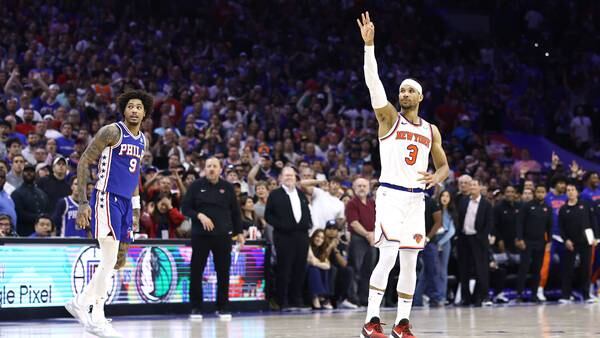 Special chemistry helps Knicks power past 76ers