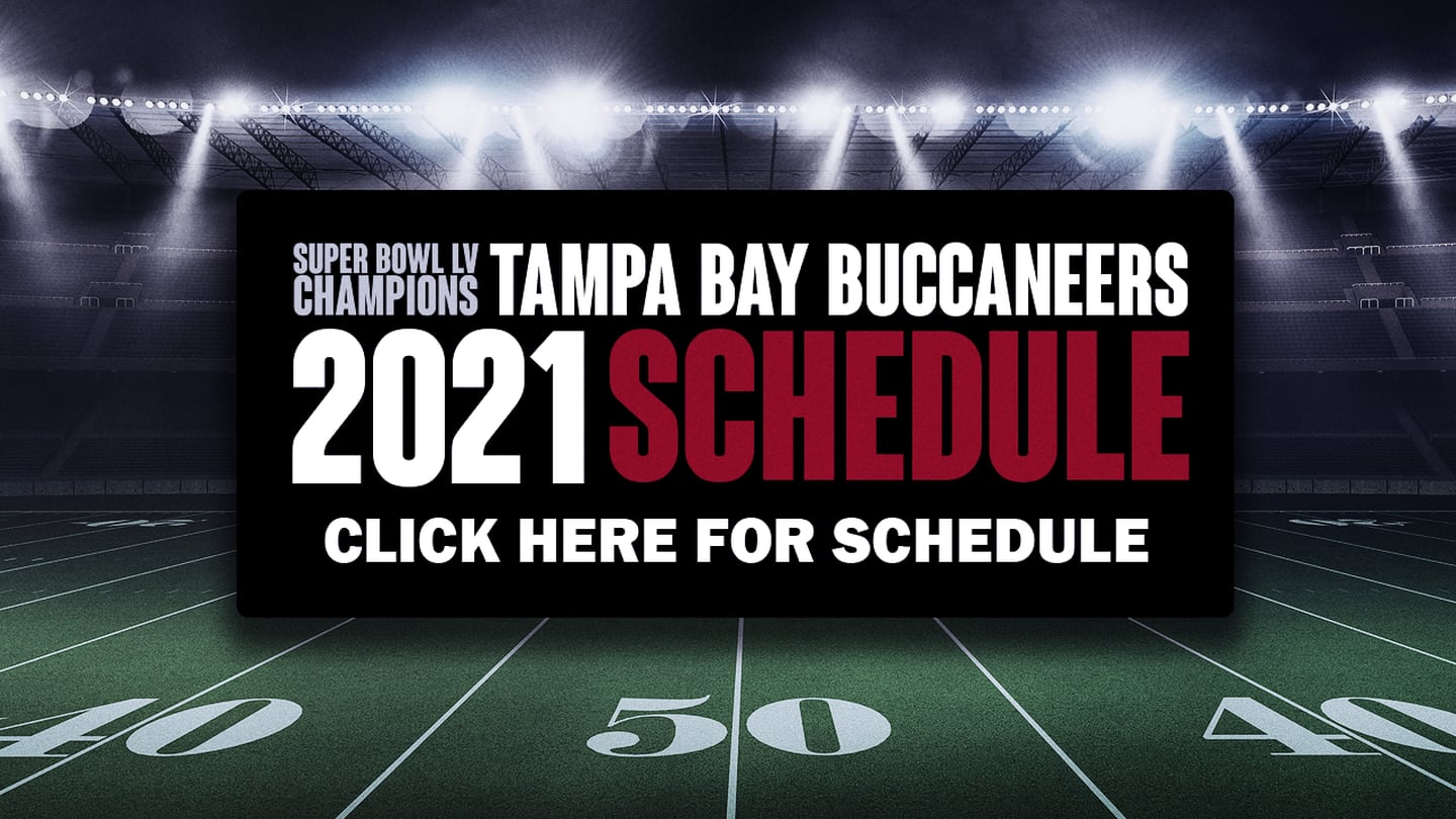 Tampa Bay Buccaneers Schedule 102.5 The Bone