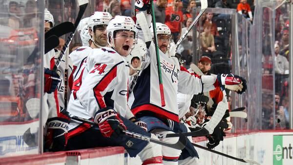 Capitals claim NHL's final playoff spot after Flyers' desperate goalie pull late in tied game