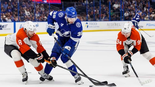whpt 102.5 the bone nhl tampa bay lightning Philadelphia flyers