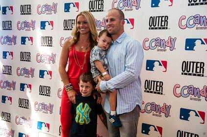 Brett Gardner and his family