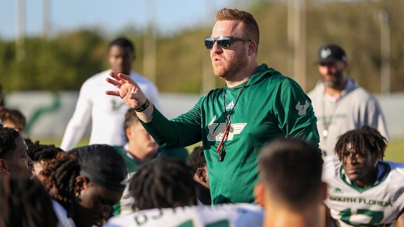 102.5 The Bone USF Bulls South Florida Football Head Coach Alex Golesh