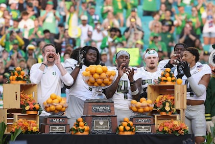 College Football Playoff Quarterfinal Capital One Orange Bowl CFP Oregon Ducks Texas Tech Red Raiders Hard Rock Stadium Miami Gardens, Florida