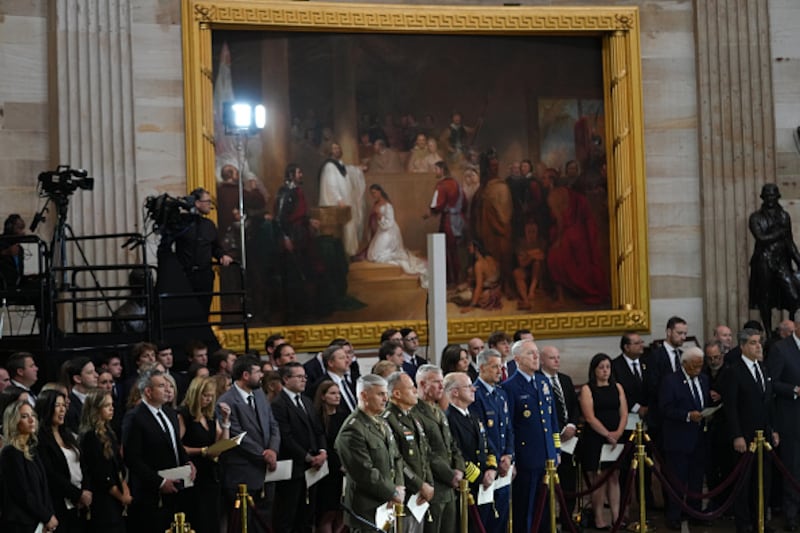 Sen. Lindsey Graham memorial at the U.S. Capitol.