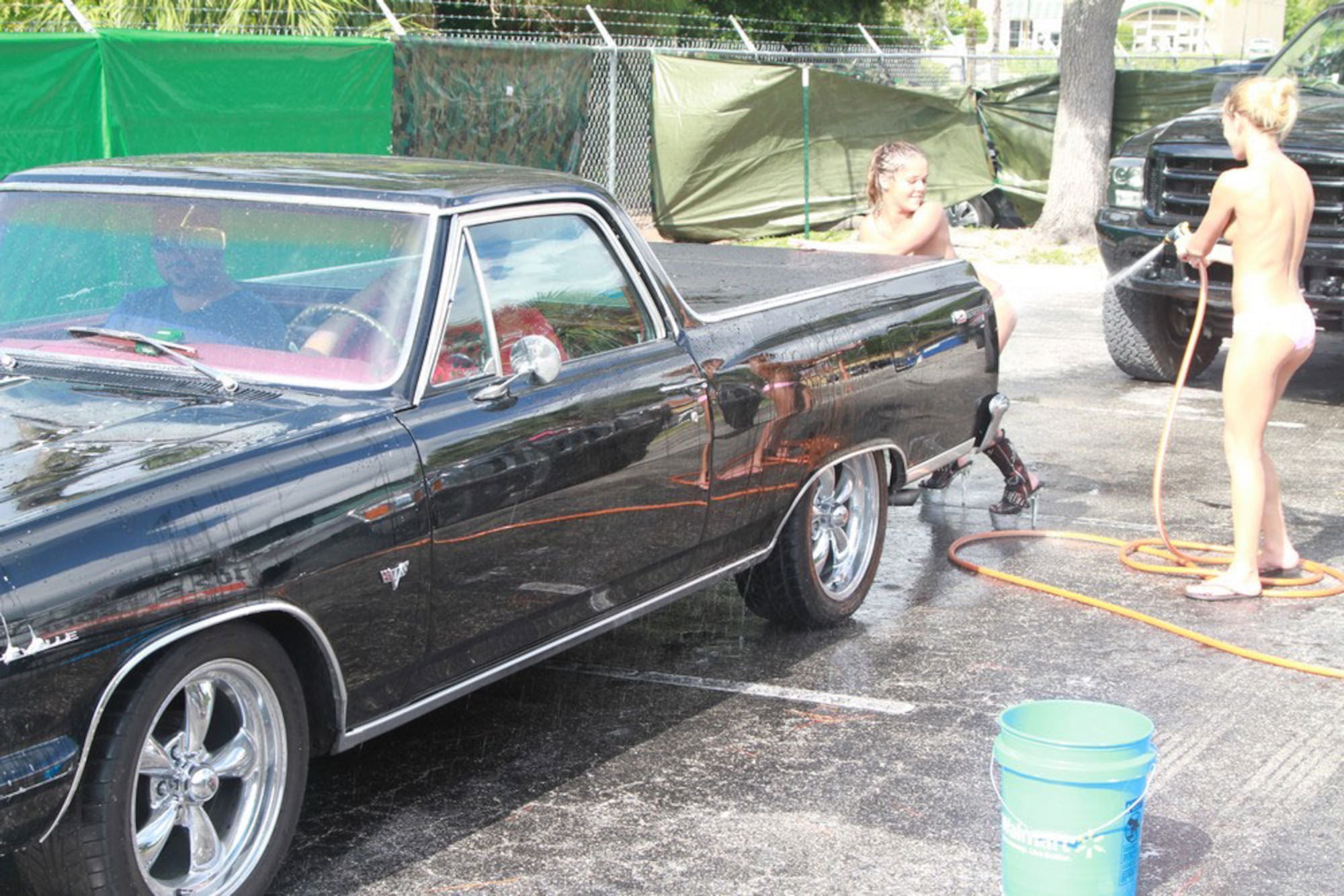 Naked Car Wash 2014 - Spanish, Carmin, & Chubbs @ Cheetah Club - 102.5 The Bone