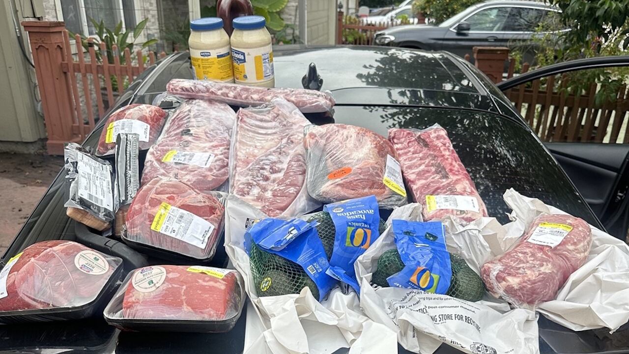 An alert employee alerted authorities to the theft.