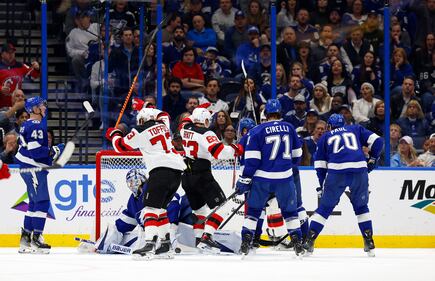 NHL Tampa Bay Lightning New Jersey Devils