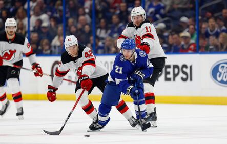 NHL Tampa Bay Lightning New Jersey Devils