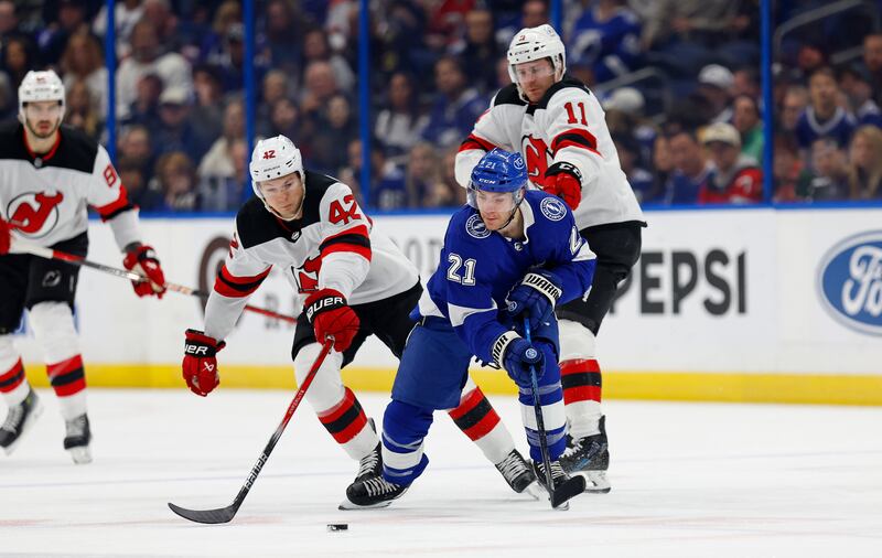 NHL Tampa Bay Lightning New Jersey Devils
