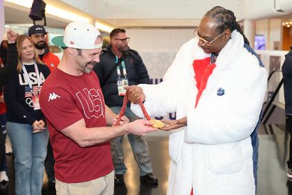 Snoop Dogg at the Olympics in Milan