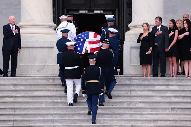 Sen. Lindsey Graham memorial at the U.S. Capitol.