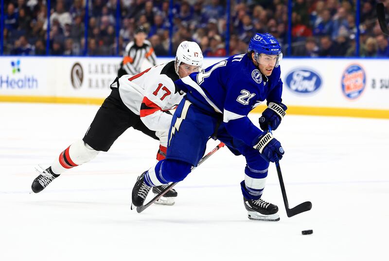 NHL Tampa Bay Lightning New Jersey Devils