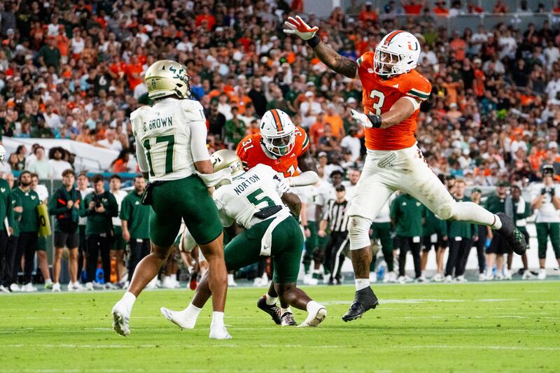 USF Bulls vs. Miami Hurricanes Lemon City Live