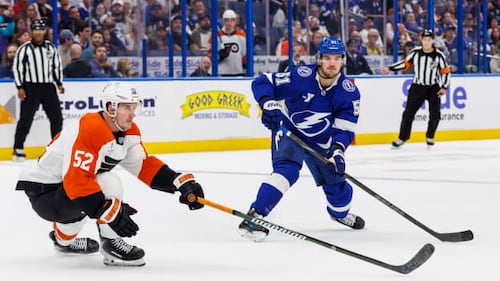 whpt 102.5 the bone nhl tampa bay lightning Philadelphia flyers