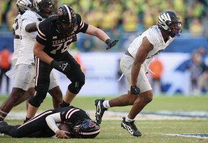 College Football Playoff Quarterfinal Capital One Orange Bowl CFP Oregon Ducks Texas Tech Red Raiders Hard Rock Stadium Miami Gardens, Florida